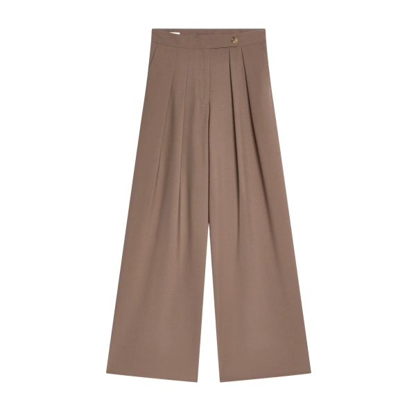 Wide pleated pants