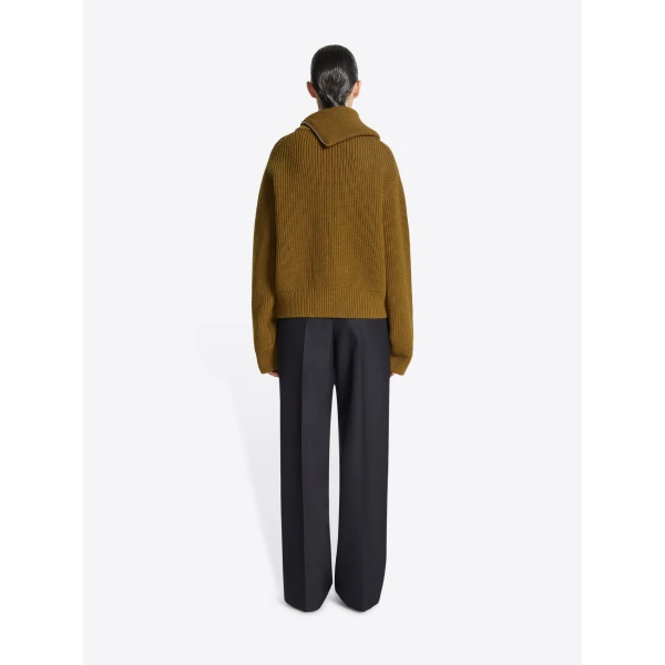 Dries Van Noten Zipped wool sweater, view 3