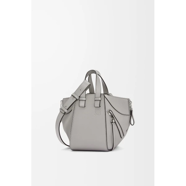 LOEWE Compact Hammock Bag In Soft Grained Calfskin, view 2