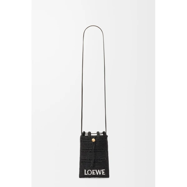 LOEWE Drawstring Pocket
In Raffia, view 3