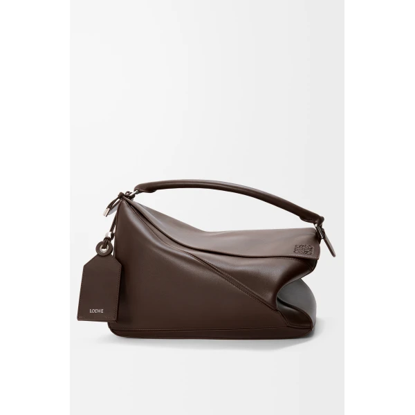 LOEWE Large Featherlight Puzzle Bag In Nappa Lambskin, view 3