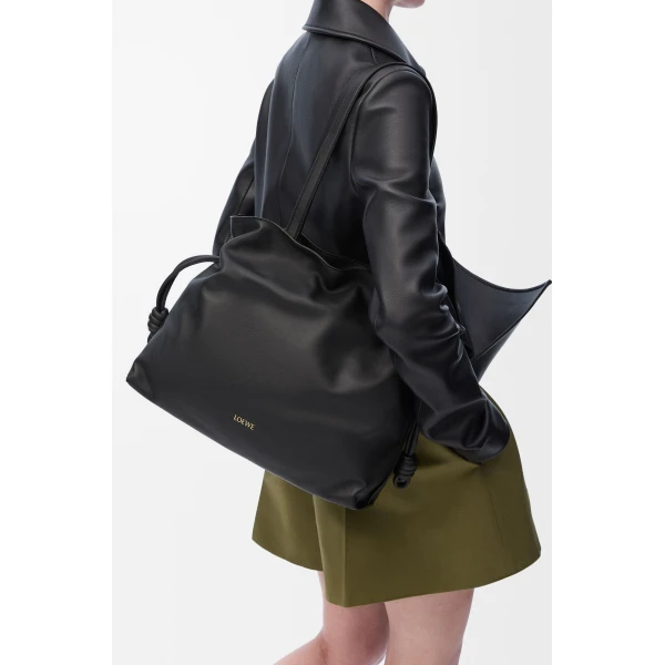 LOEWE Large Flamenco Clutch In Nappa Calfskin, view 2