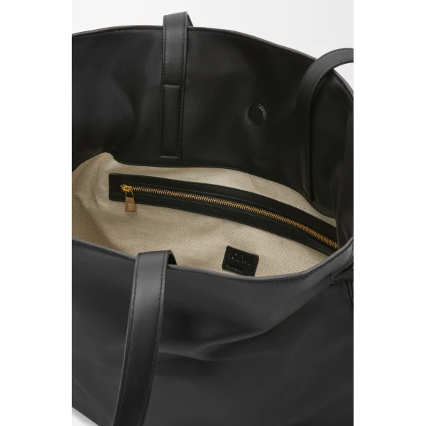 LOEWE Large Flamenco Clutch In Nappa Calfskin, view 4