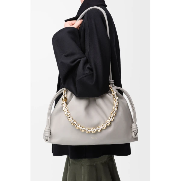 LOEWE Large Flamenco Purse In Mellow Nappa Lambskin, view 2
