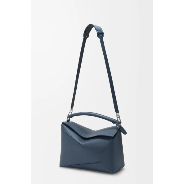 LOEWE Large Puzzle Edge Bag In Classic Calfskin, view 4