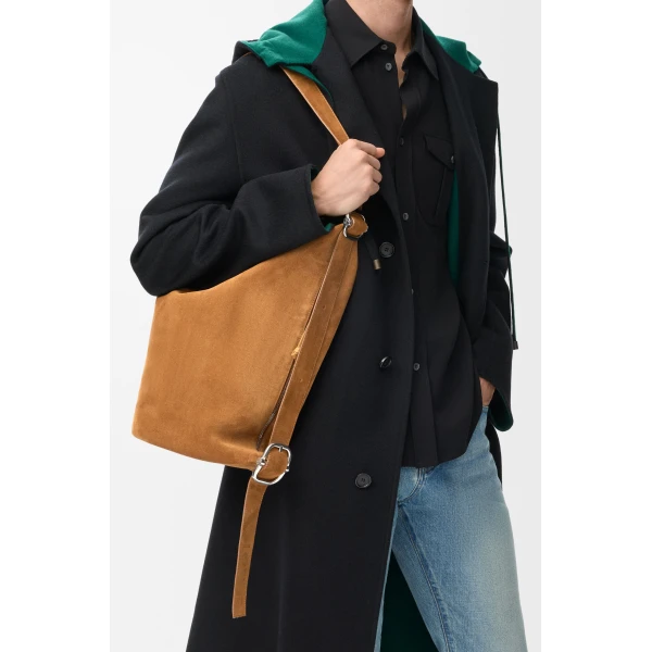 LOEWE Loop Bucket
In Suede Calfskin, view 2