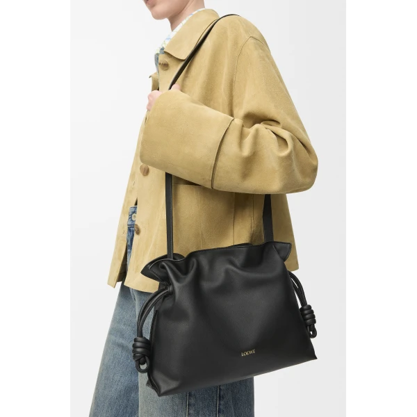 LOEWE Medium Flamenco Clutch In Nappa Calfskin, view 2