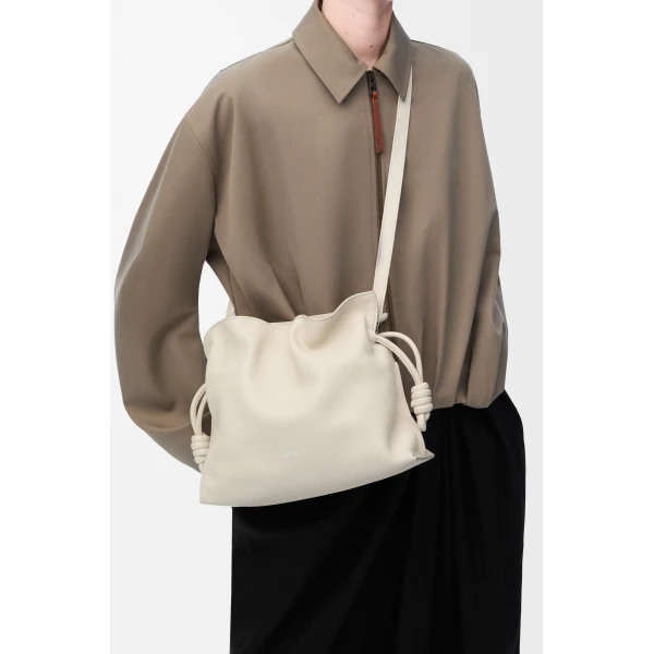 LOEWE Medium Flamenco Clutch In Nappa Calfskin, view 2