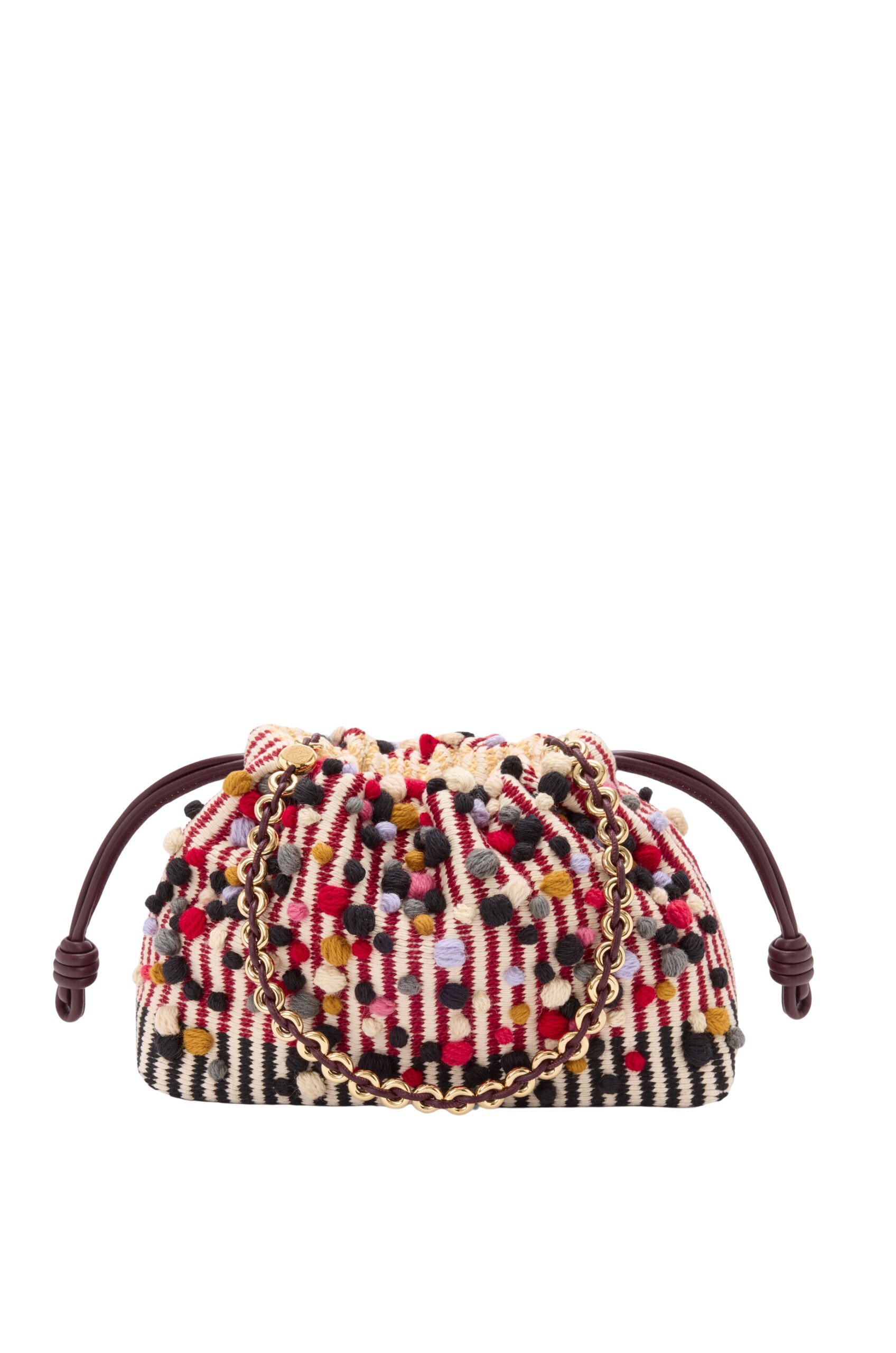 LOEWE Medium Flamenco Purse In Embroidered Textile