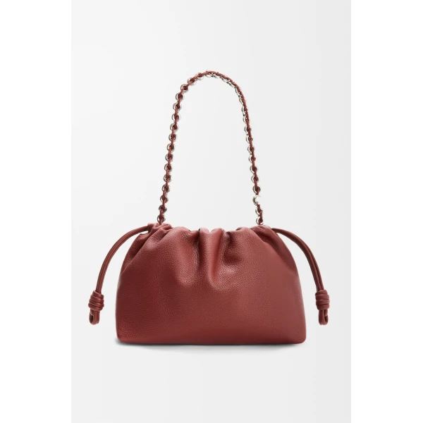 LOEWE Medium Flamenco Purse In Fine Grained Calfskin, view 4