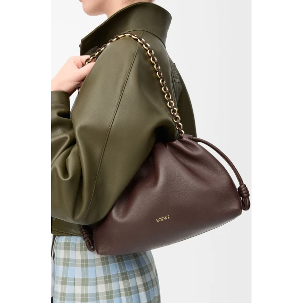 LOEWE Medium Flamenco Purse In Mellow Nappa Lambskin, view 2