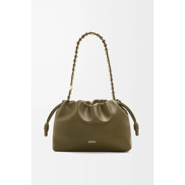 LOEWE Medium Flamenco Purse In Mellow Nappa Lambskin, view 3
