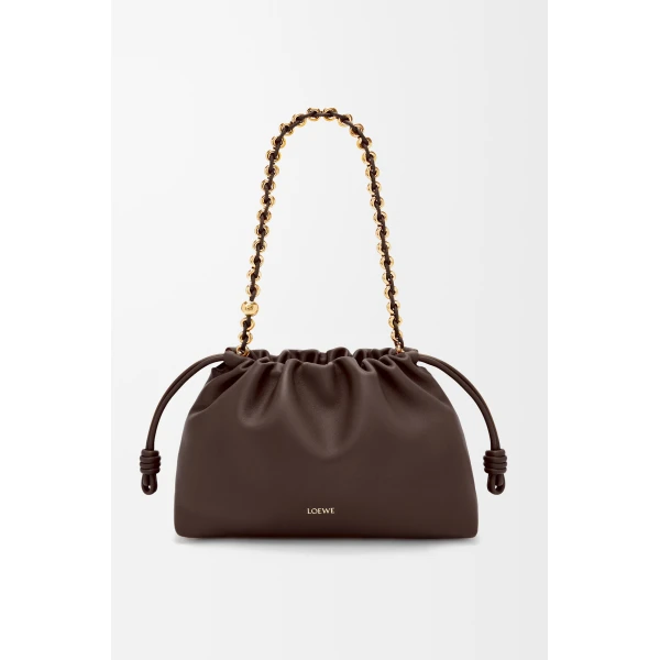 LOEWE Medium Flamenco Purse In Mellow Nappa Lambskin, view 3