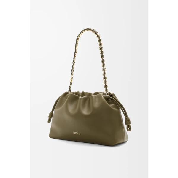 LOEWE Medium Flamenco Purse In Mellow Nappa Lambskin, view 4