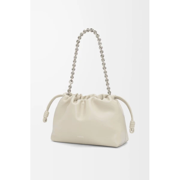 LOEWE Medium Flamenco Purse In Mellow Nappa Lambskin, view 4