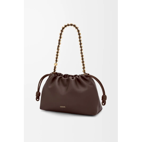 LOEWE Medium Flamenco Purse In Mellow Nappa Lambskin, view 4