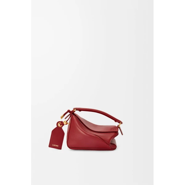 LOEWE Mini Featherlight Puzzle Bag In Nappa Lambskin, view 3