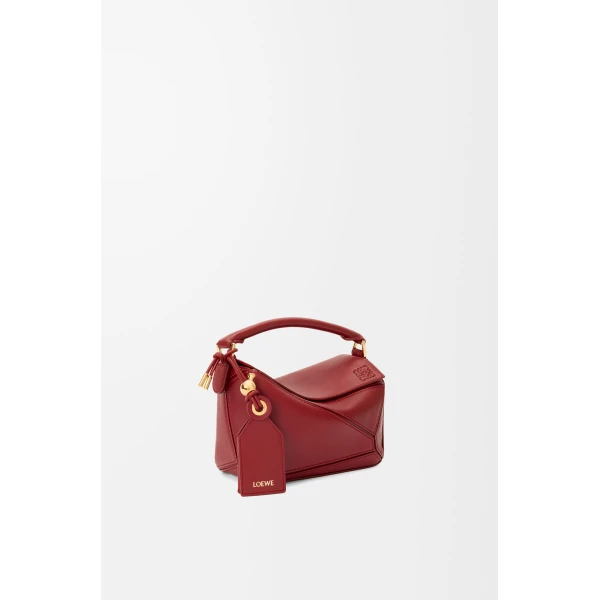 LOEWE Mini Featherlight Puzzle Bag In Nappa Lambskin, view 4