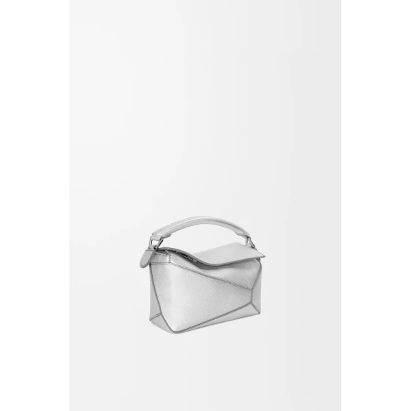 LOEWE Mini Puzzle Edge Bag
In Laminated Lambskin, view 3