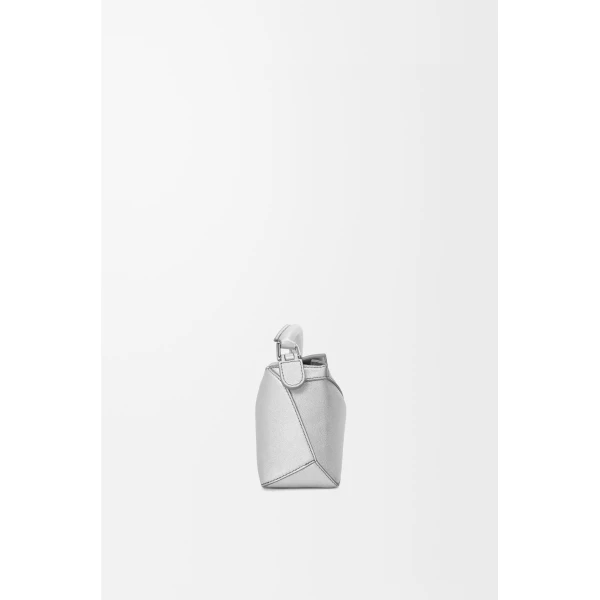 LOEWE Mini Puzzle Edge Bag
In Laminated Lambskin, view 4
