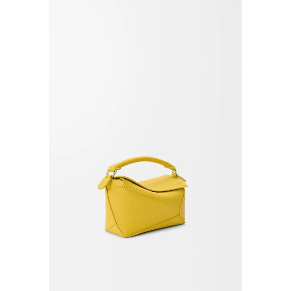 LOEWE Mini Puzzle Edge Bag In Soft Grained Calfskin, view 2