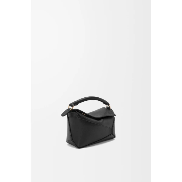 LOEWE Mini Puzzle Edge Bag In Soft Grained Calfskin, view 3