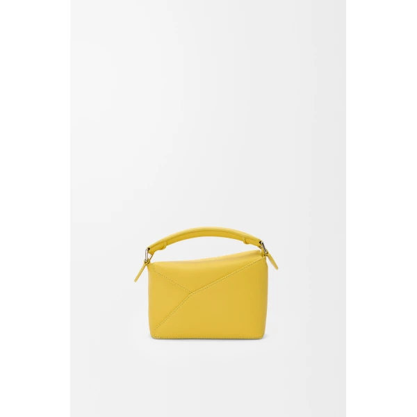 LOEWE Mini Puzzle Edge Bag In Soft Grained Calfskin, view 3