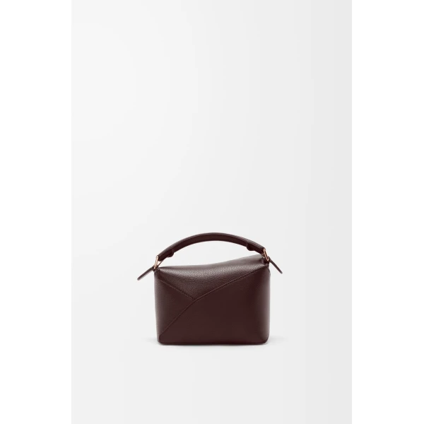 LOEWE Mini Puzzle Edge Bag In Soft Grained Calfskin, view 3