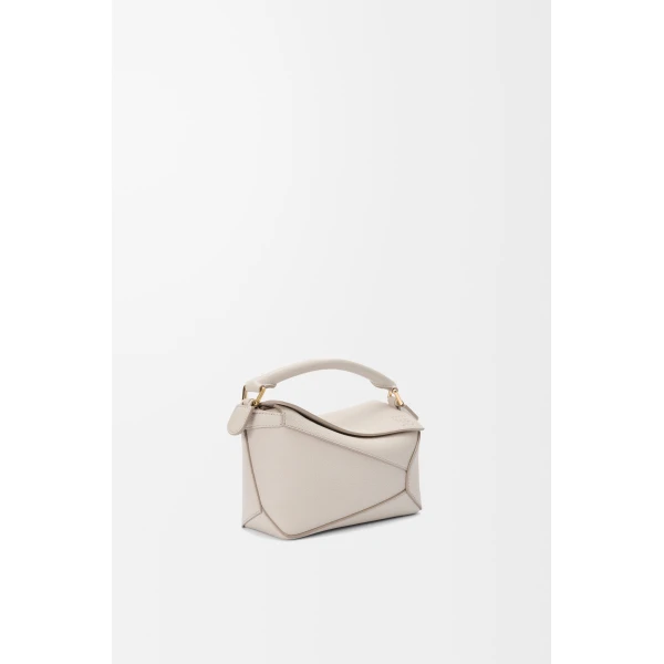 LOEWE Mini Puzzle Edge Bag In Soft Grained Calfskin, view 3