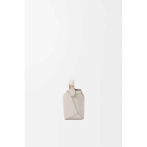 LOEWE Mini Puzzle Edge Bag In Soft Grained Calfskin, view 4