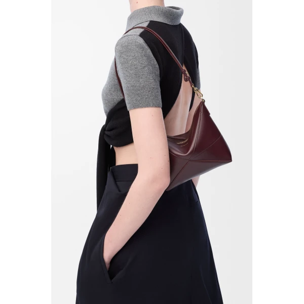 LOEWE Puzzle Fold Pouch In Shiny Nappa Calfskin, view 2
