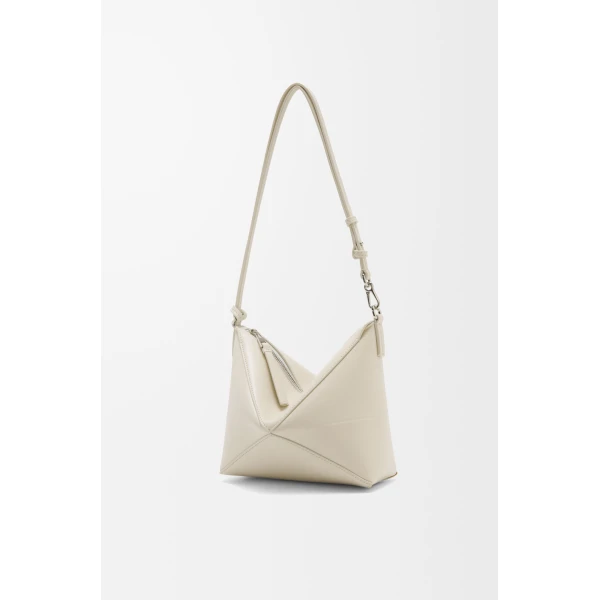 LOEWE Puzzle Fold Pouch In Shiny Nappa Calfskin, view 3