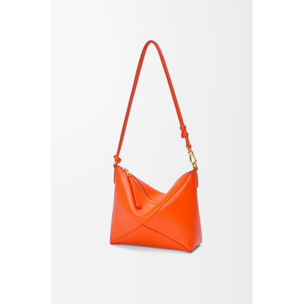 LOEWE Puzzle Fold Pouch In Shiny Nappa Calfskin, view 4