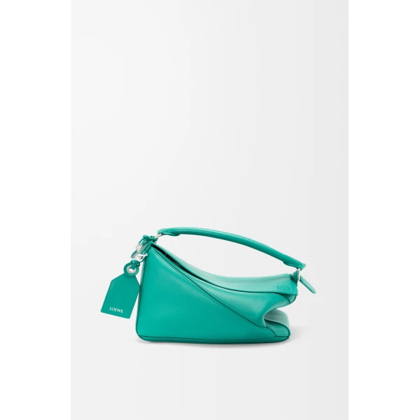 LOEWE Small Featherlight Puzzle Bag In Nappa Lambskin, view 3