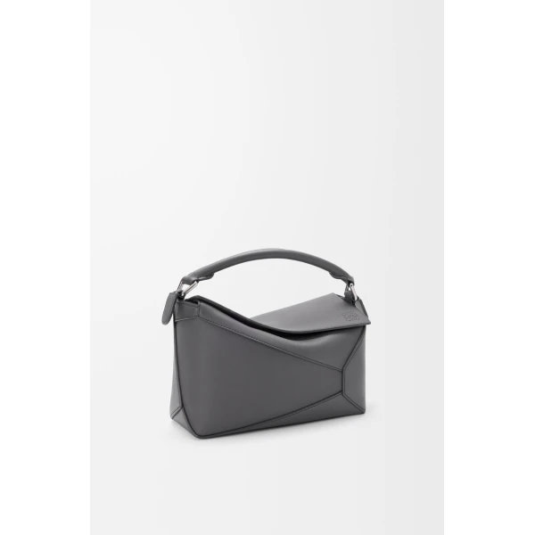 LOEWE Small Puzzle Edge Bag In Classic Calfskin, view 2