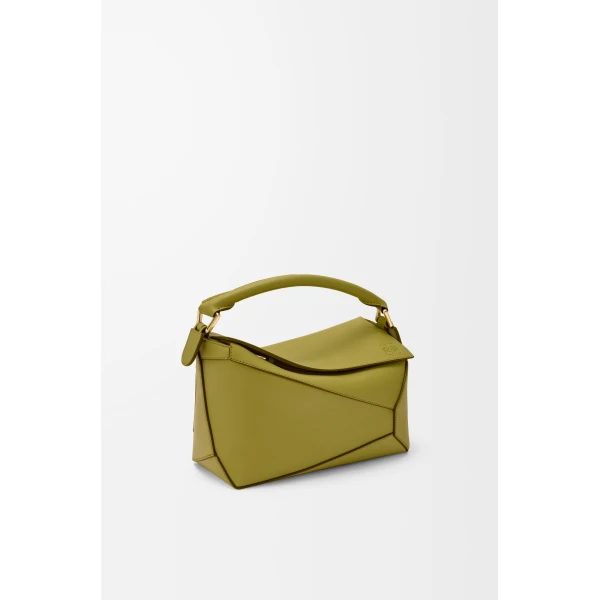LOEWE Small Puzzle Edge Bag In Classic Calfskin, view 3