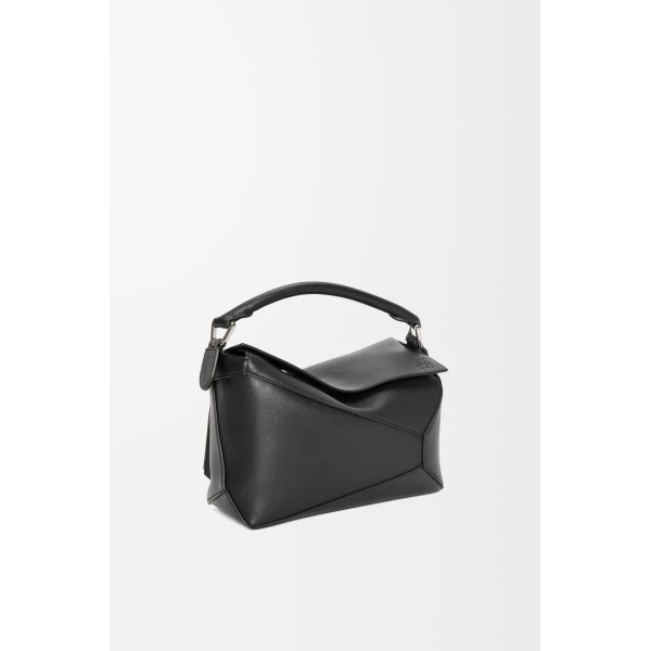 LOEWE Small Puzzle Edge Bag In Classic Calfskin, view 3