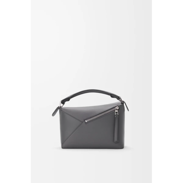 LOEWE Small Puzzle Edge Bag In Classic Calfskin, view 3