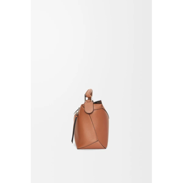 LOEWE Small Puzzle Edge Bag In Classic Calfskin, view 4
