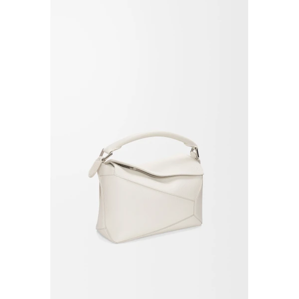 LOEWE Small Puzzle Edge Bag In Soft Grained Calfskin, view 3