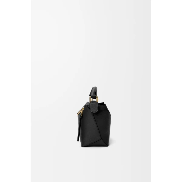 LOEWE Small Puzzle Edge Bag In Soft Grained Calfskin, view 4