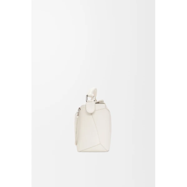 LOEWE Small Puzzle Edge Bag In Soft Grained Calfskin, view 4