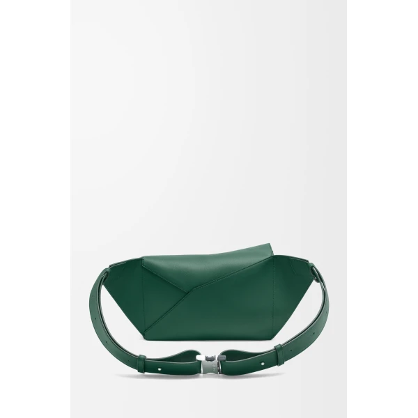 LOEWE Small Puzzle Edge Bumbag In Classic Calfskin, view 3