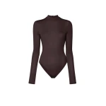 Lapointe Jersey Mock Neck Bodysuit