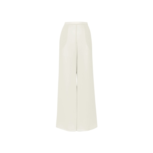 Lapointe Lightweight Georgette Wide Leg Pant With Pockets