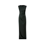 Lapointe Lightweight Satin Ruched Gown With Slit