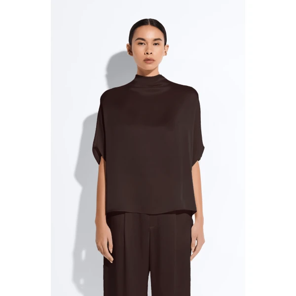 LaPointe Satin Cape Tee, view 2