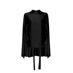 Lapointe Satin Scarf Cape Top
