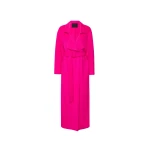 Lapointe Wool Mohair Belted Coat