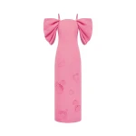Leo Lin Pink Dresses Premium appliqué maxi dress